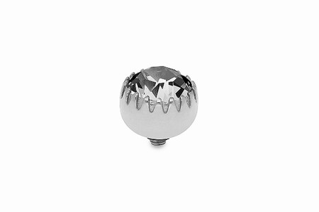 Qudo Silver Topper London 10.5mm - Crystal